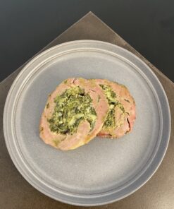 Arrosto di tacchino, spinaci e formaggio