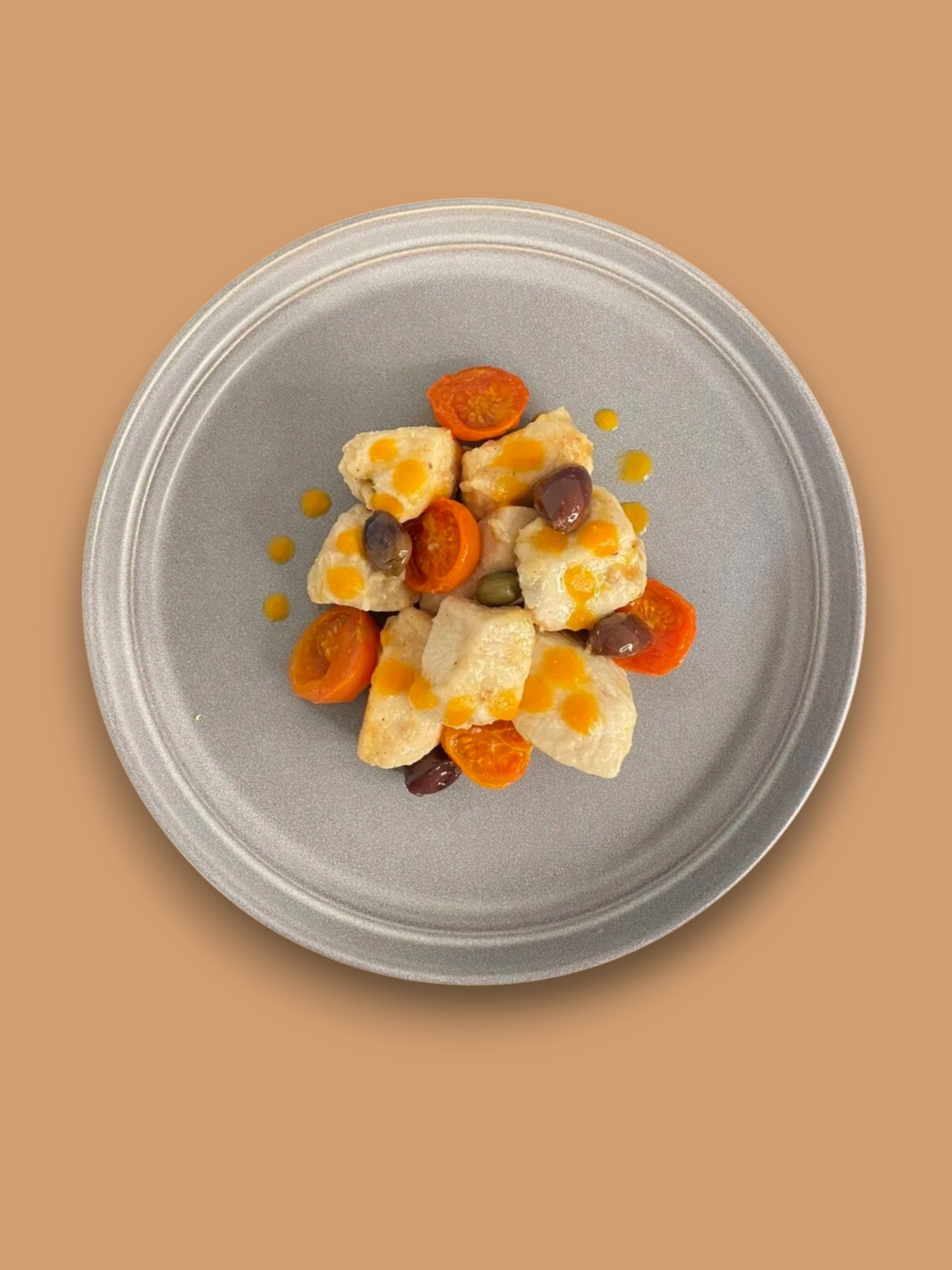 Bocconcini di pollo alla mediterranea