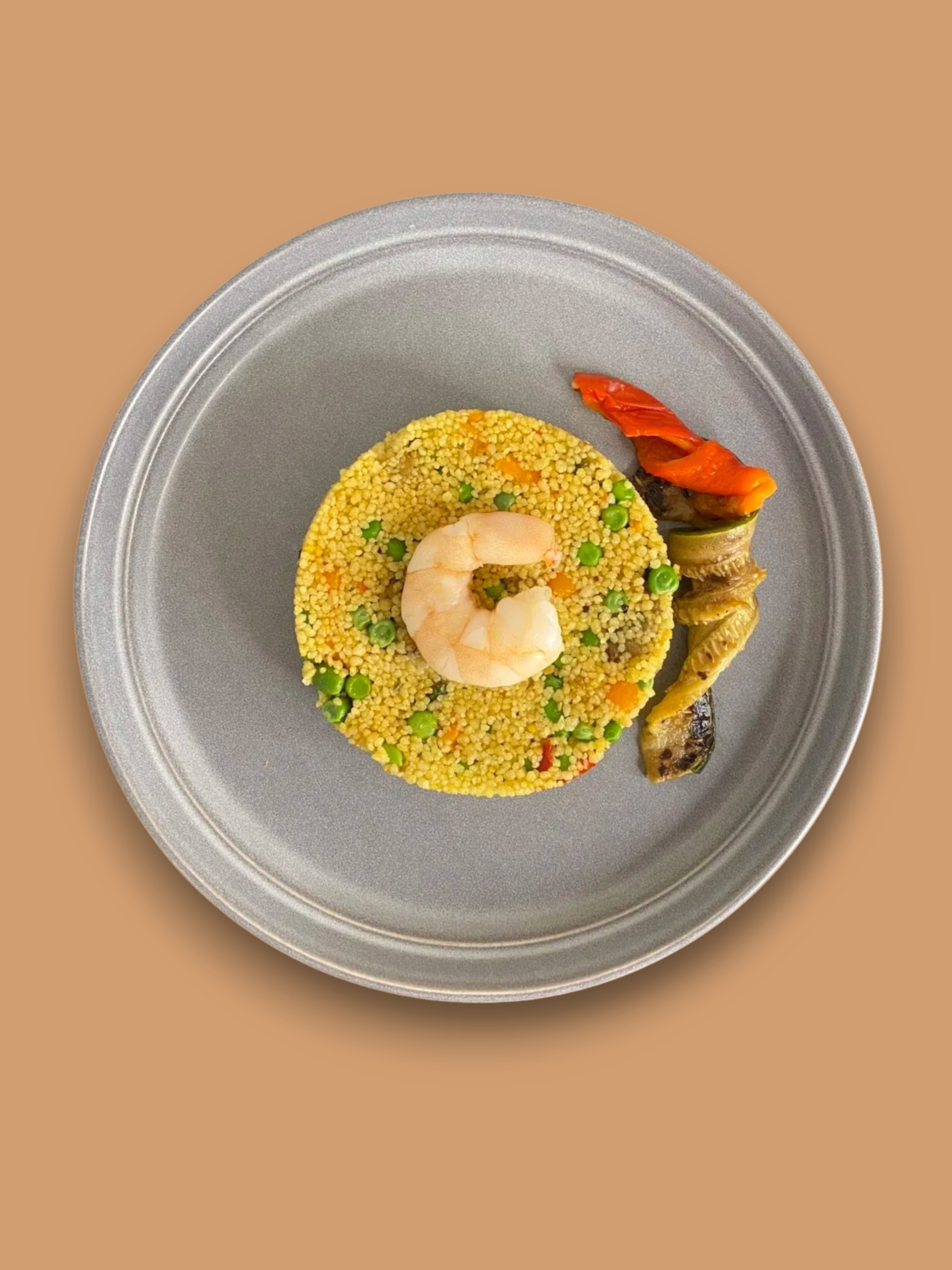 Cous cous gamberetti e verdure