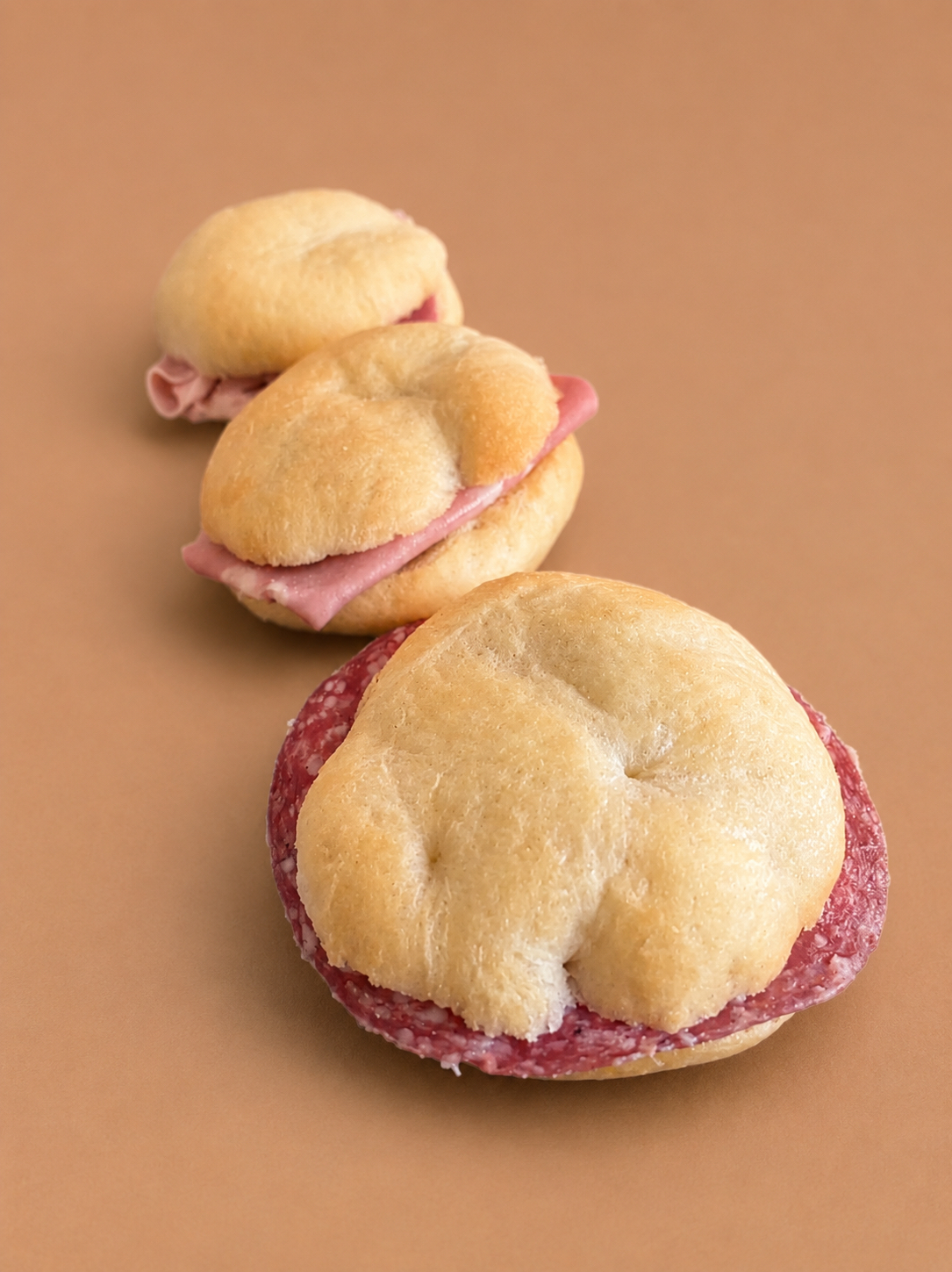 Focaccine ai salumi