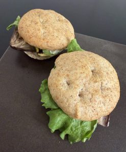 Focaccine integrali con verdure, lattughino fresco e maionese