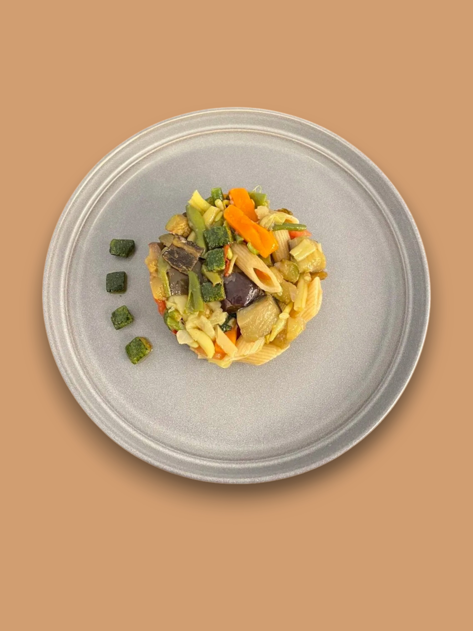 Pasta integrale all'ortolana