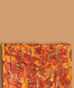 Pizza base rossa farcita