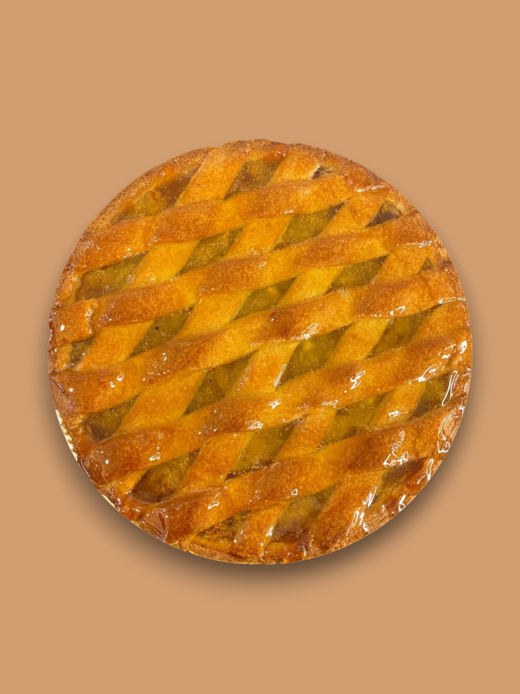 Crostata mele e confettura di albicocca